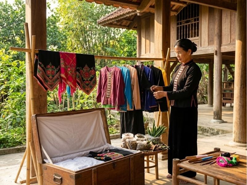 trang phục dân tộc thái