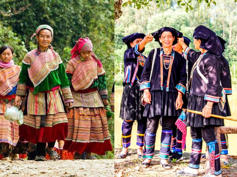 Vải lanh là chất liệu người Mông sử dụng