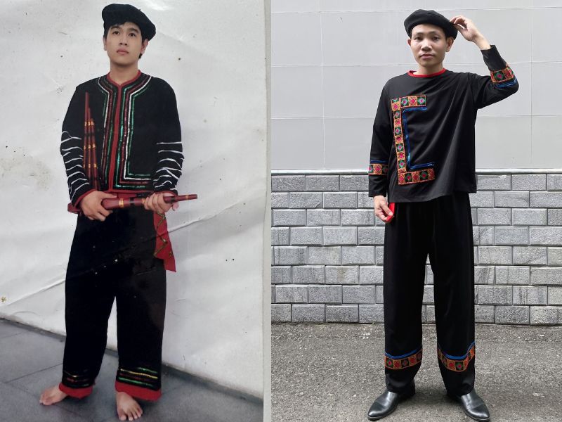 Nam giới mặc áo ngắn 