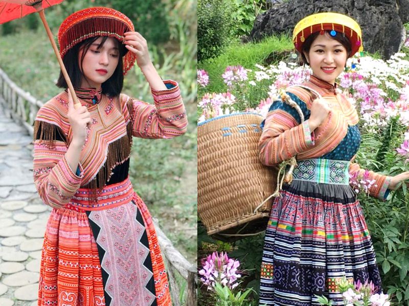 Các bộ tang phục dân tộc Mông nhiều màu sắc
