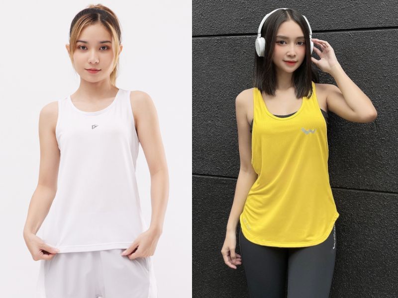 Áo tank top đơn giản, phối đồ dễ