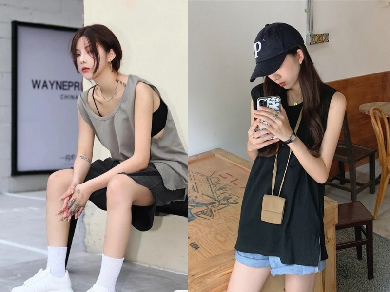 Chọn dáng oversized cho người dáng cao