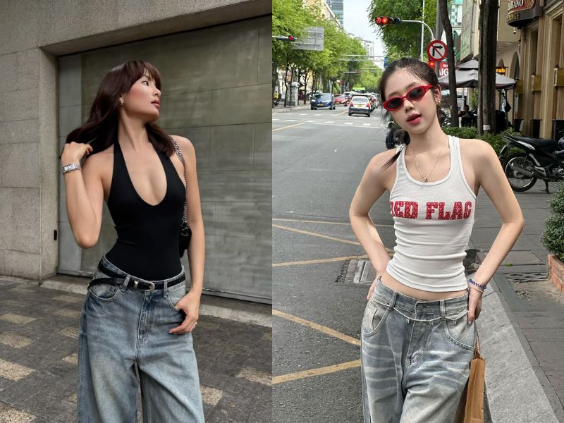 các kiểu áo ba lỗ nữ đẹp