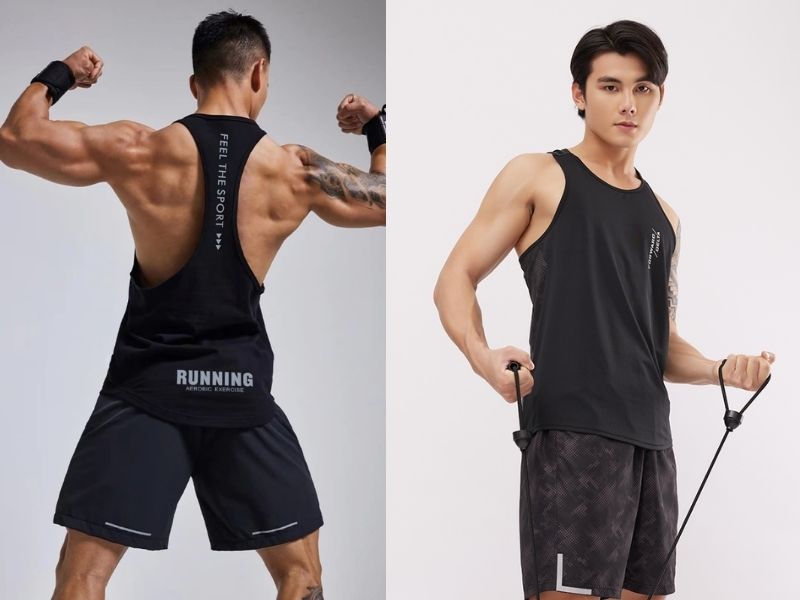 Thiết kế áo Racerback khoe trọn cơ lưng