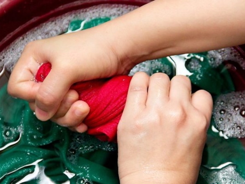 Cách giặt đồ bằng tay
