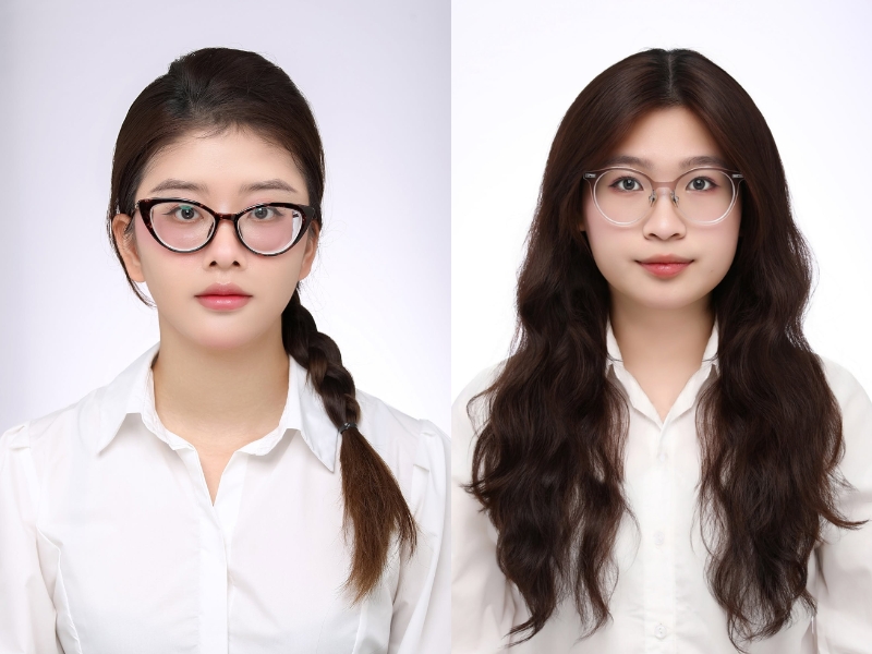Chụp ảnh hộ chiếu đeo kính
