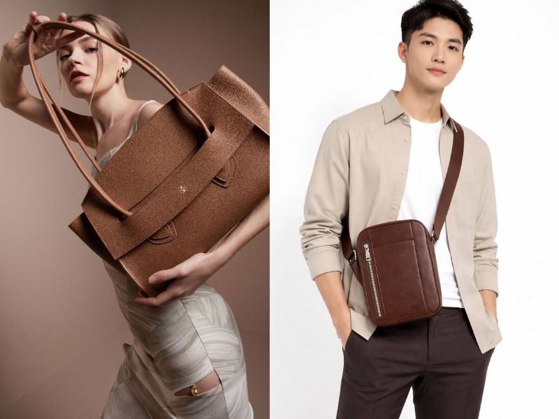 Sản xuất túi xách từ da Nappa