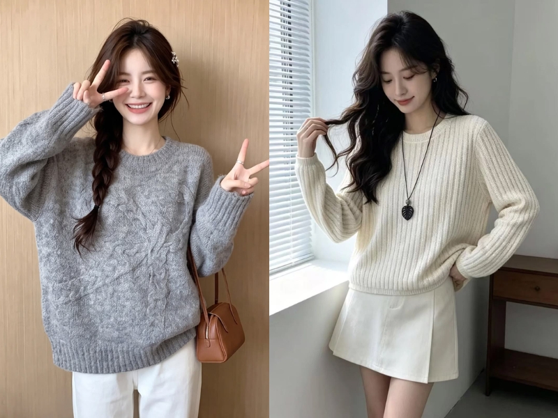 Áo có thiết kế dạng chui đầu