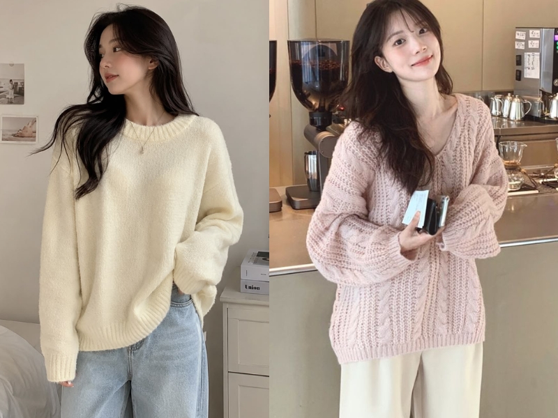 Jumper oversized có thiết kế thoải mái