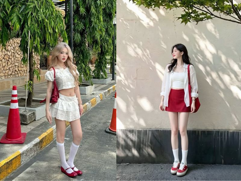 mặc chân váy ngắn nên đi giày gì mặc chân váy ngắn nên đi giày gì