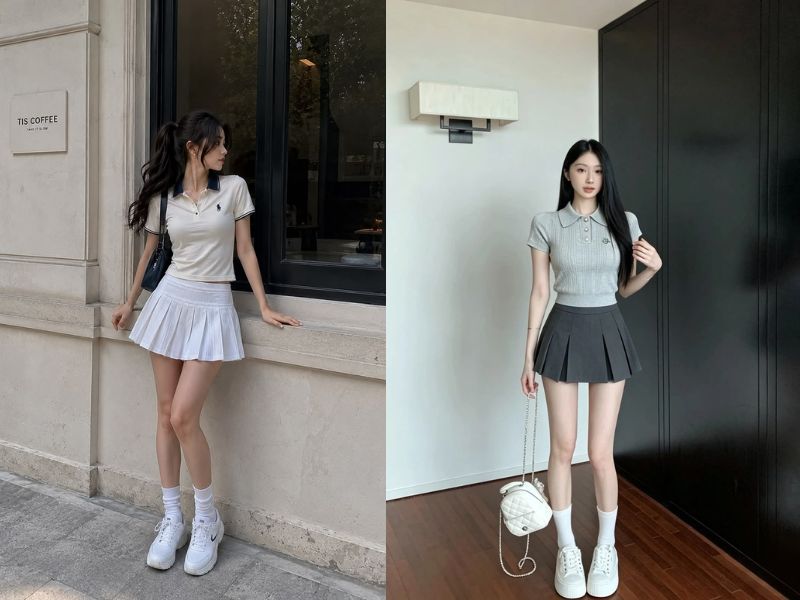mặc chân váy ngắn nên đi giày gì mặc chân váy ngắn nên đi giày gì