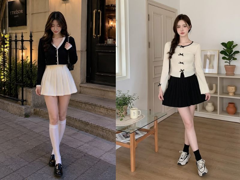 mặc chân váy ngắn nên đi giày gì mặc chân váy ngắn nên đi giày gì