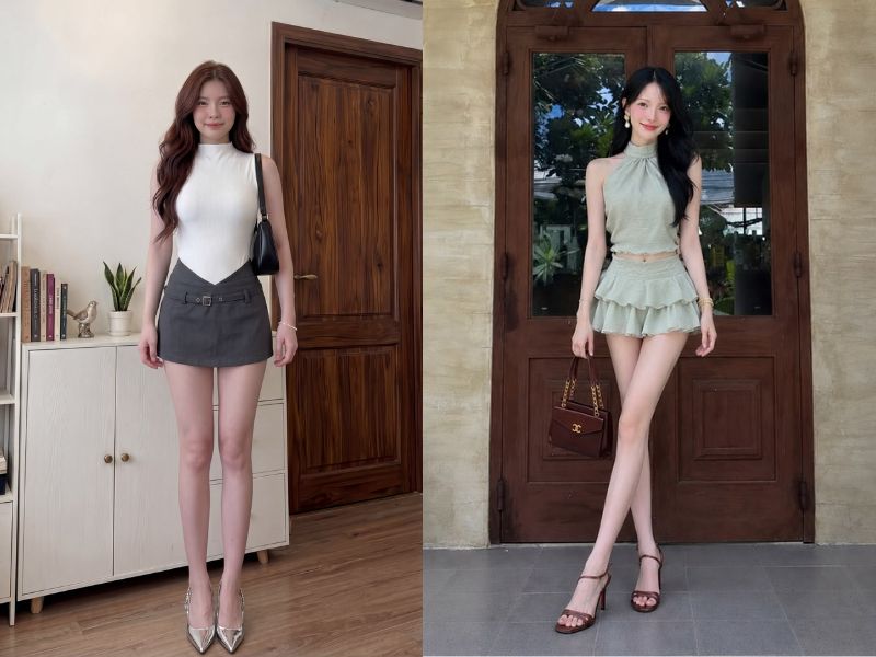 mặc chân váy ngắn nên đi giày gì mặc chân váy ngắn nên đi giày gì