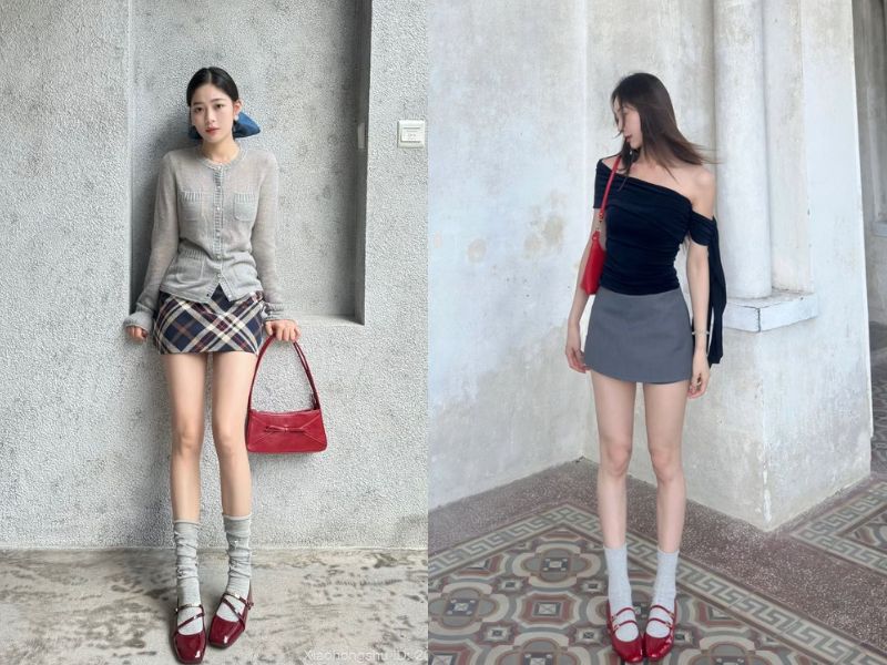 mặc chân váy ngắn nên đi giày gì mặc chân váy ngắn nên đi giày gì